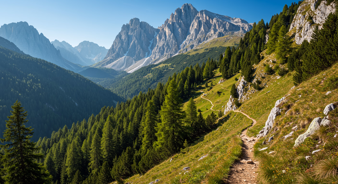 Mountain landscape showing scenic nature photography with peaks, valleys, and natural beauty